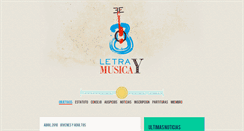 Desktop Screenshot of letraymusica.org